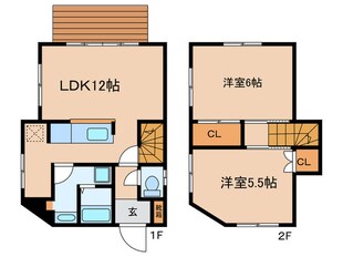 是政1丁目戸建の物件間取画像